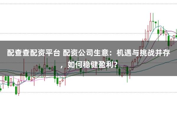 配查查配资平台 配资公司生意：机遇与挑战并存，如何稳健盈利？